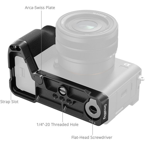 SmallRig 4797B L-Shape Mount Plate with Silicone Grip for Sony a7C II & a7CR L型矽膠手柄安裝板