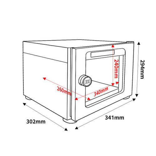 Acalava ALDB-TC0020L-WH Dry Cabinet 20L 白色電子防潮箱