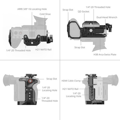 SmallRig 5589 Basic Camera Cage Kit with Rotating Top Handle for Sony FX2 基本套籠套裝 (附旋轉頂手柄)