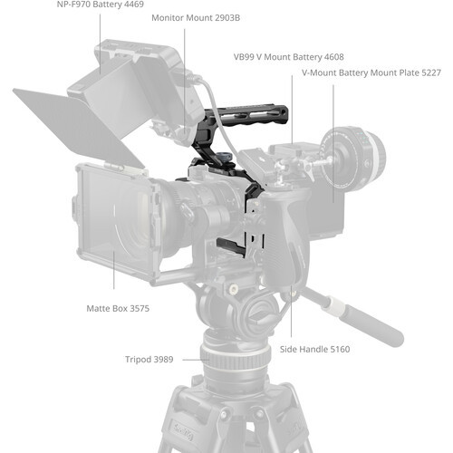 SmallRig 5647 Camera Cage with Top Handle for Nikon ZR 相機套籠連頂部手柄