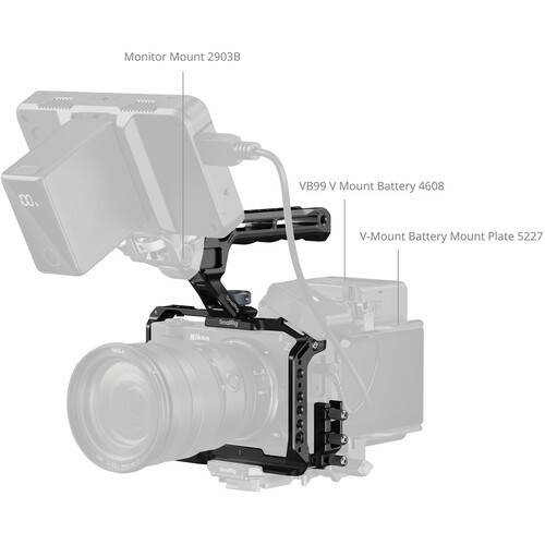 SmallRig 5647 Camera Cage with Top Handle for Nikon ZR 相機套籠連頂部手柄