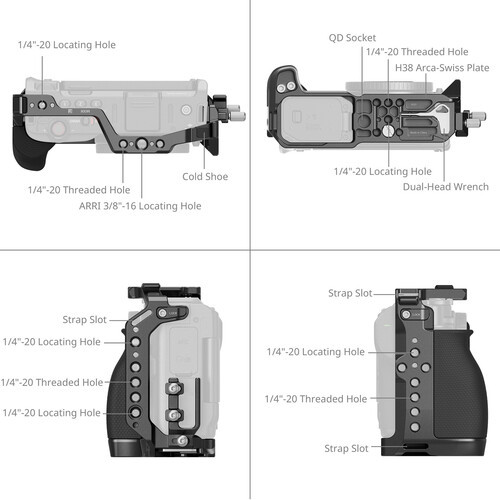 SmallRig 5468 Advanced Camera Cage Kit for Nikon ZR 高級相機套籠套裝