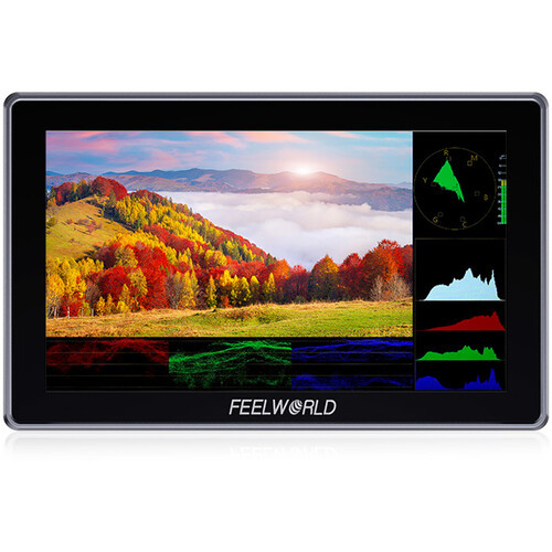 FeelWorld H5 5.5" 12G-SDI/HDMI 2.0 Touchscreen Onboard Monitor 高亮顯示器
