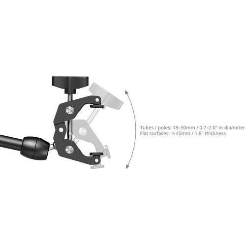 SmallRig 5624 Desktop Magic Arm with Crab-Shaped Clamp Kit (21.7") 桌上魔術臂連蟹型夾套裝