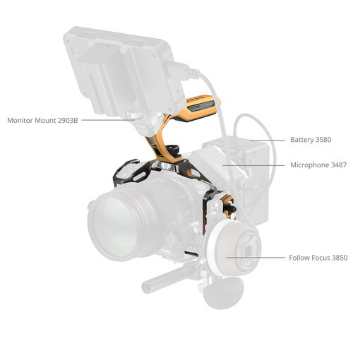 SmallRig 5608 Transformers Black Mamba Cage Kit for Canon EOS R5 Mark II  (BumbleBee Edition) 相機保護籠套裝 (大黃蜂系列)