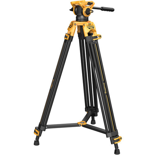 SmallRig 5523 AD-01 Transformers Heavy-Duty Tripod with Fluid Head (BumbleBee Edition) 三腳架連液壓雲台 (大黃蜂系列)