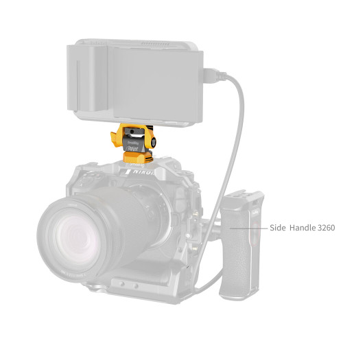 SmallRig 5520 Transformers Adjustable Monitor Mount with ARRI Anti-Twist 3/8"-16 Screw (BumbleBee Edition) 可調式監視器支架 (大黃蜂系列)