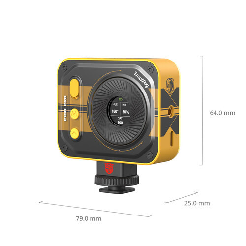 SmallRig 5511 Vibe P108 Pro Mini LED Video Light (BumbleBee Edition) 迷你補光燈 (大黃蜂系列)