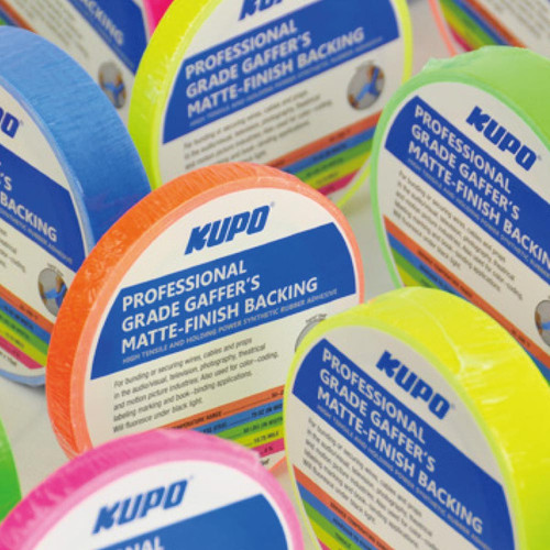 Kupo CSS-2415GN 24mm x 13.72 Cloth Spike Tape Green 舞台定位螢光膠帶 (綠色)