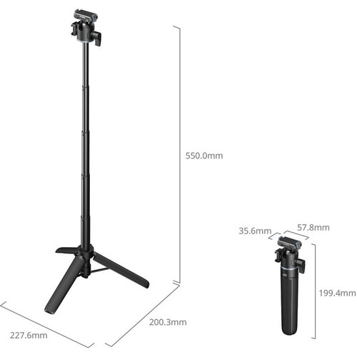 SmallRig 5435 Grip-Tripod for DJI Osmo Action 5 Pro/ 4/ 3 運動相機三腳架