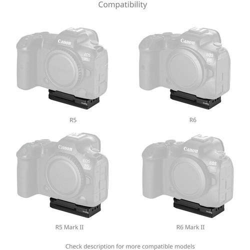 SmallRig MD5424 Arca-Swiss Mount Plate with AirTag Compartment for Select Canon Cameras 快拆板