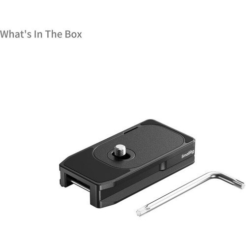 SmallRig MD5422 Arca-Swiss Universal Mount Plate with AirTag/SmartTag2 Compartment 快拆板