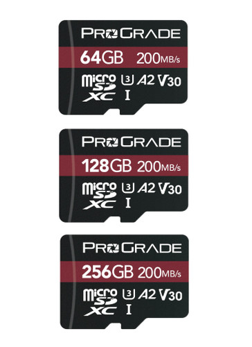 ProGrade Digital microSDXC UHS-I V30 Memory Card 記憶卡