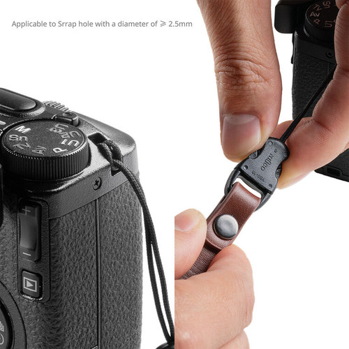SmallRig 5683 Quick Release Wrist Strap Black 皮革相機快拆手帶 (Ricoh GR 適用) 黑色