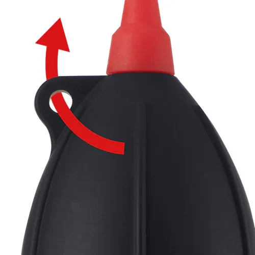 Hakuba KMC-86BK Silicone Blower Soft Short Nozzle 02 Black (黑色)