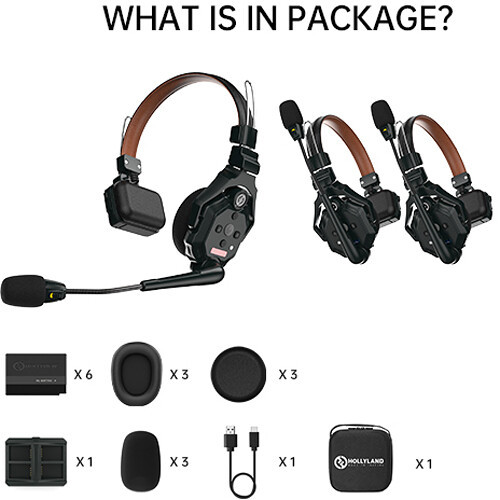 Hollyland Solidcom C1 Pro-3S Wireless Intercom System 頭戴一體式無線對話系統