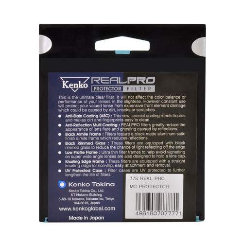 Kenko Realpro Protector Filter (Made in Japan) 105mm 保護鏡