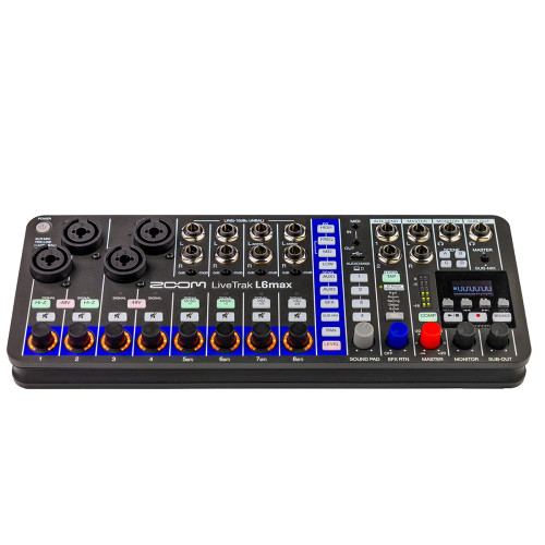 Zoom LiveTrak L6max 12-Channel Digital Mixer and Recorder 數碼混音錄音機