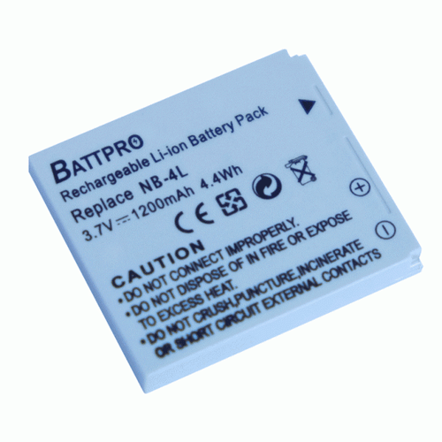 BattPro Canon NB-4L 相機代用電池