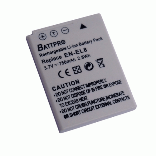 BattPro Nikon EN-EL8 相機代用電池