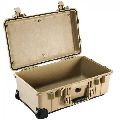 Pelican 1510 NF Tan 空箱器材安全箱