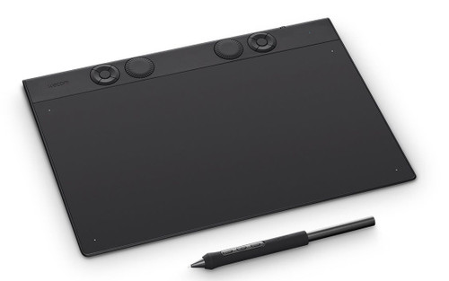 Wacom Intuos Pro M PTK-670/K0-F 斜角與手寫筆