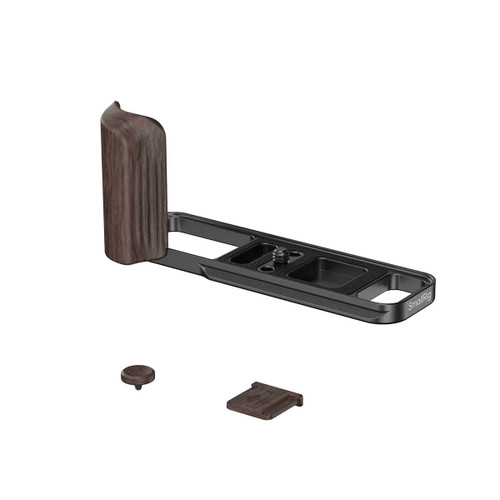 SmallRig 6237 L-Shaped Mount Plate with Ebony Wooden Handle for FUJIFILM X-E5 Black L‑型快拆底板 image 3
