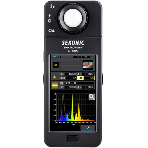 Sekonic C-800 Spectrometer 觸摸屏色温表