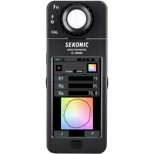 Sekonic C-800 Spectrometer 觸摸屏色温表