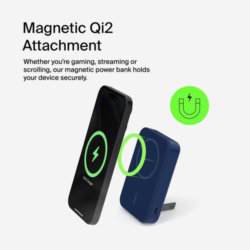 Belkin BoostCharge Pro Qi2 15W 10000mAh 磁吸流動充電器 (Black) 圖片 5