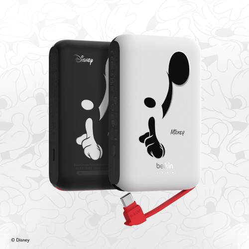 Belkin BoostCharge 10000mAh Disney 流動充電器連內置線 (Mickey) 圖片 2