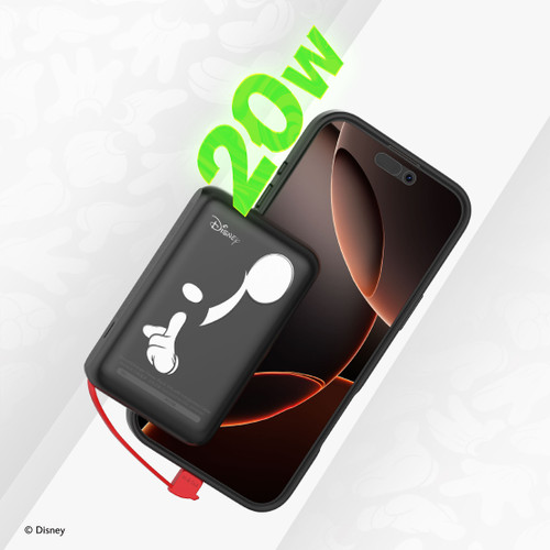 Belkin BoostCharge 10000mAh Disney 流動充電器連內置線 (Mickey) 圖片 4