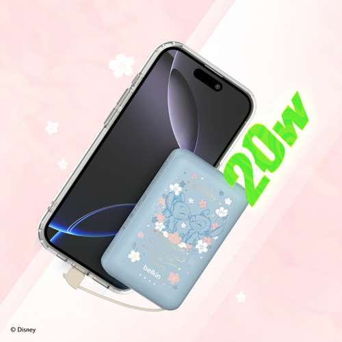 Belkin BoostCharge 10000mAh Disney 流動充電器連內置線 (Stitch) 圖片 4