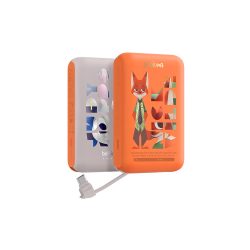 Belkin BoostCharge 10000mAh Disney 流動充電器連內置線 (Zootopia) 圖片 1