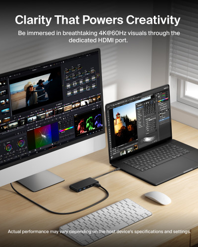 Belkin Connect USB-C 7合1 集線器 (100W｜雙 USB-C｜HDMI｜SD) 圖片 5
