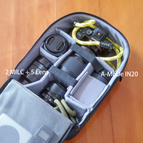 A-MoDe IN20-AG Photo Insert Camera Bag 相機內膽袋 (軍綠色) 圖片 6