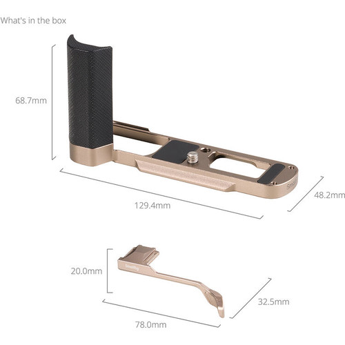 SmallRig 6136 L-Shaped Mount Plate Kit For Panasonic Lumix L10 Titanium L型手柄 (鈦金色)