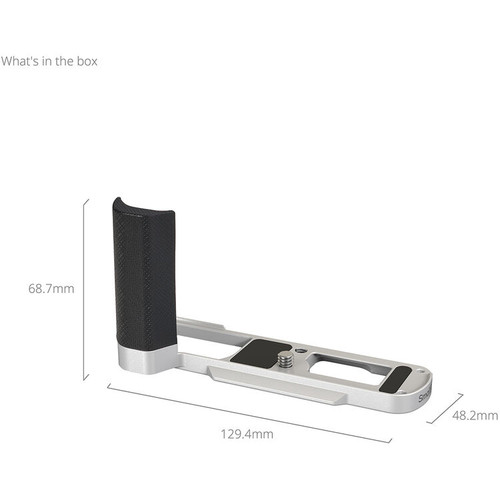 SmallRig 5701 L-Shaped Mount Plate with Silicone Handle For Panasonic Lumix L10 Silver L型手柄 (銀色)