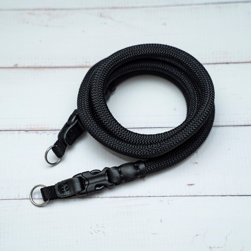 A-MoDe FCSC-BL 9mm Quick Release Buckle Rope Camera Strap 100cm 快拆扣登山繩相機帶 (黑色) 圖片 2