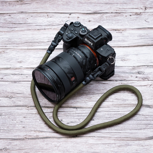 A-MoDe FCSC-AG 9mm Quick Release Buckle Rope Camera Strap 100cm 快拆扣登山繩相機帶 (軍綠色) 圖片 4