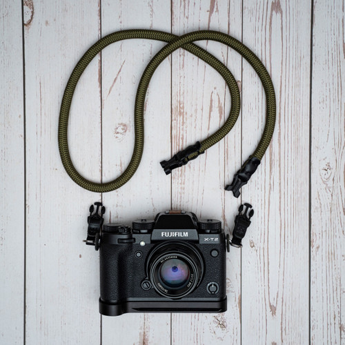 A-MoDe FCSC-AG 9mm Quick Release Buckle Rope Camera Strap 100cm 快拆扣登山繩相機帶 (軍綠色) 圖片 7