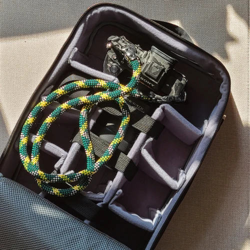 A-MoDe FCSC-GC 10mm Quick Release Buckle Rope Camera Strap 100cm 快拆扣登山繩相機帶 (綠色迷彩) 圖片 7