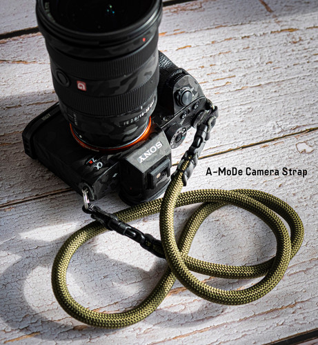 A-MoDe FCSC-AG 9mm Quick Release Buckle Rope Camera Strap 120cm 快拆扣登山繩相機帶 (軍綠色) 圖片 9
