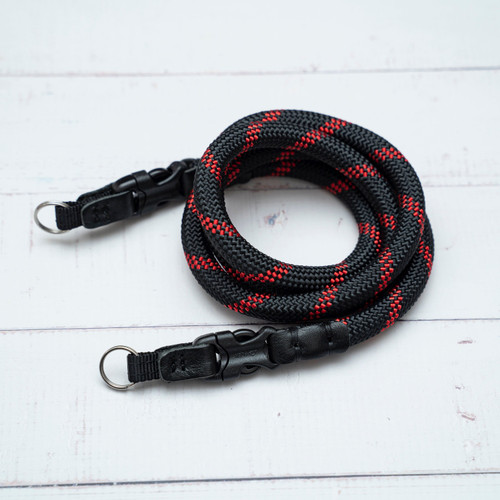 A-MoDe FCSC-B/R 9mm Quick Release Buckle Rope Camera Strap 120cm 快拆扣登山繩相機帶 (黑紅) 圖片 6