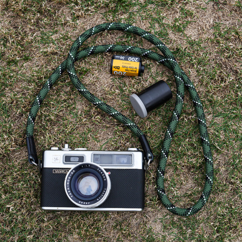 A-MoDe CSC100-AGB 10mm 登山繩相機帶 100cm (軍綠黑) 圖片 5