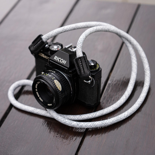 A-MoDe CSC100-FWH 10mm 登山繩相機帶 100cm (花白黑) 圖片 5
