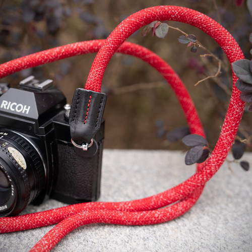 A-MoDe CSC120-FREW 10mm 登山繩相機帶 120cm (花紅白) 圖片 4