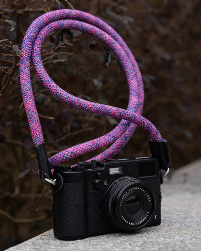 A-MoDe CSC120-FRRB 10mm 登山繩相機帶 120cm (花玫瑰紅藍) 圖片 6