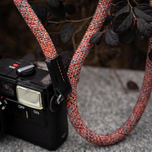 A-MoDe CSC120-FORR 10mm 登山繩相機帶 120cm (花橙紅) 圖片 8