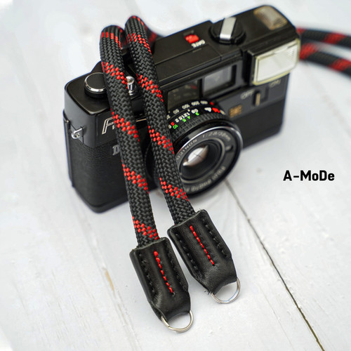 A-MoDe CSC130-BR 9mm 登山繩相機帶 130cm (黑紅色) 圖片 10